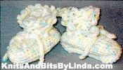 Baby Print newborn booties